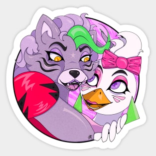 Roxy & Chica - Security Breach Sticker